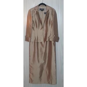 Ladies Jessica Howard Evenings 2 Piece Dress and Jacket Size 8